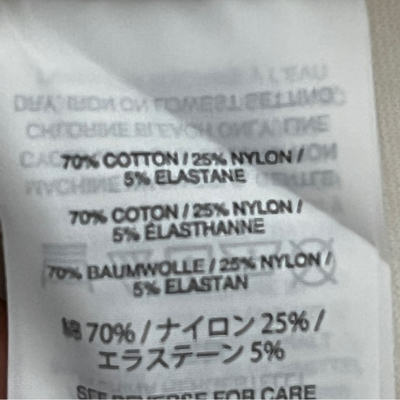 J. Crew Cream Structured Flutter Hem Peplum Top - Picture 4 of 5